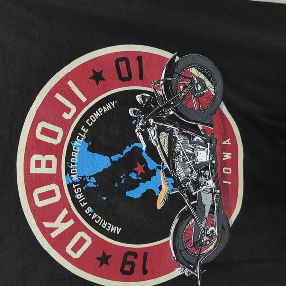 Indian Motorcycle Brand Okaboji Destination T-shirt - Picture 4 of 4
